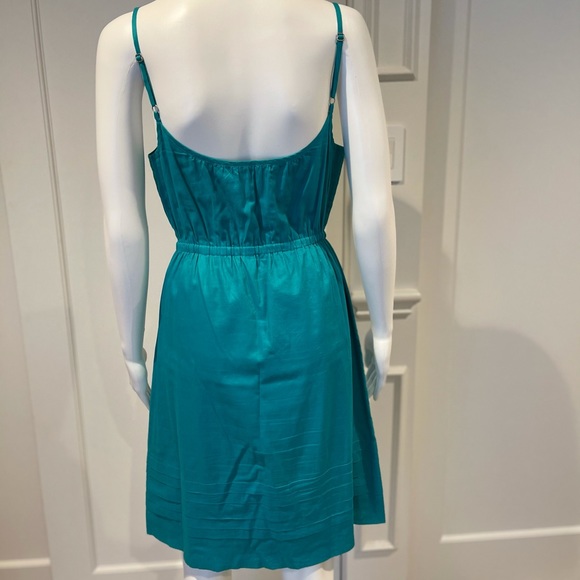 Theory Summer Dress Blue Teal Summer Small NWOT - Picture 3 of 6